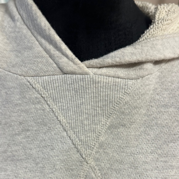 Madewell Heathered Cream Hoodie - Picture 5 of 8